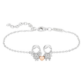 PULSEIRA UNIKE MUM GIRL E BOY PRATA 925
